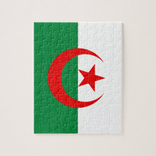 Algerian flag jigsaw puzzle