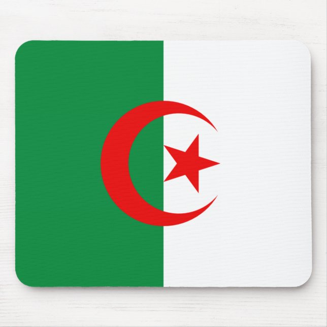 Algerian flag mouse mat (Front)