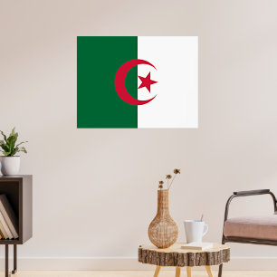 Algerian flag poster