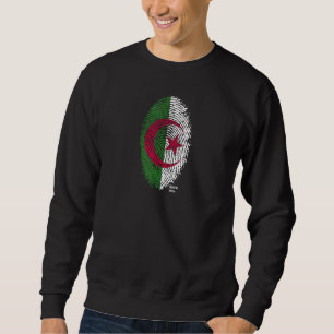 Algerian Flag Thumbprint Sweatshirt