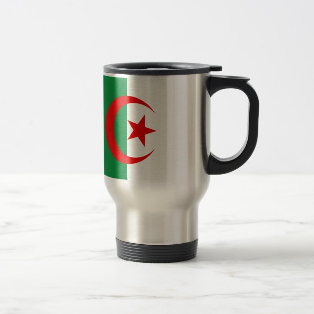 Algerian flag travel mug (Right)