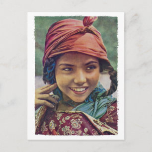 Algerian Girl Postcard