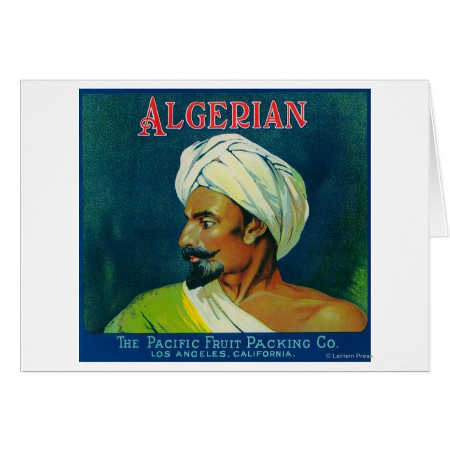 Algerian Orange Label (Front Horizontal)