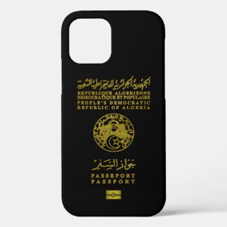 Algerian passport iPhone 12 pro case