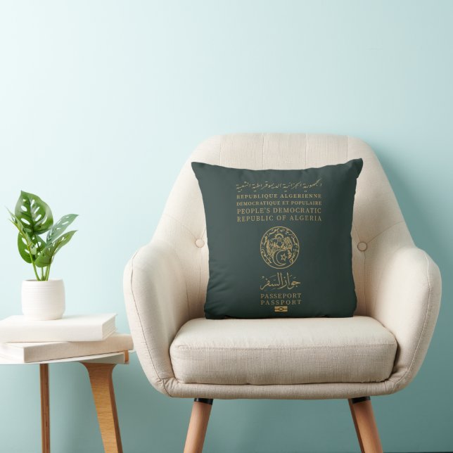 Algerian passport  cushion (Chair)