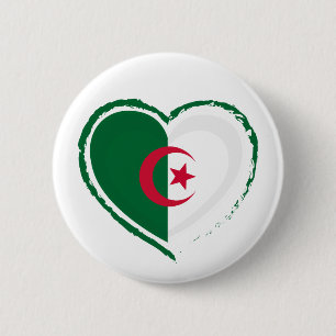 Algerian pride - For real Algerians! 6 Cm Round Badge