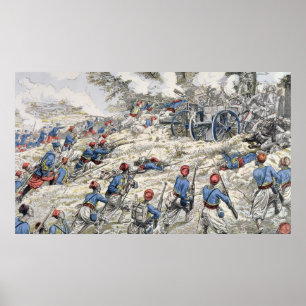 Algerian riflemen of the French army Poster