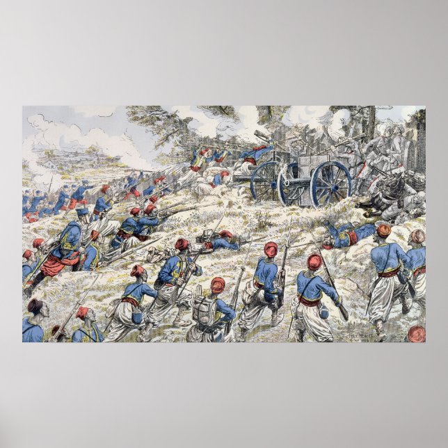 Algerian riflemen of the French army Poster (Front)