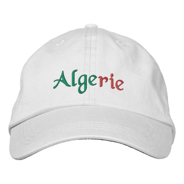 Algerie Embroidered Baseball Hat (Front)