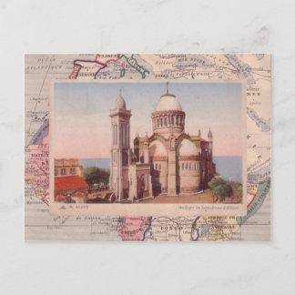 Algiers, Church of Notre Dame d'Afrique Postcard