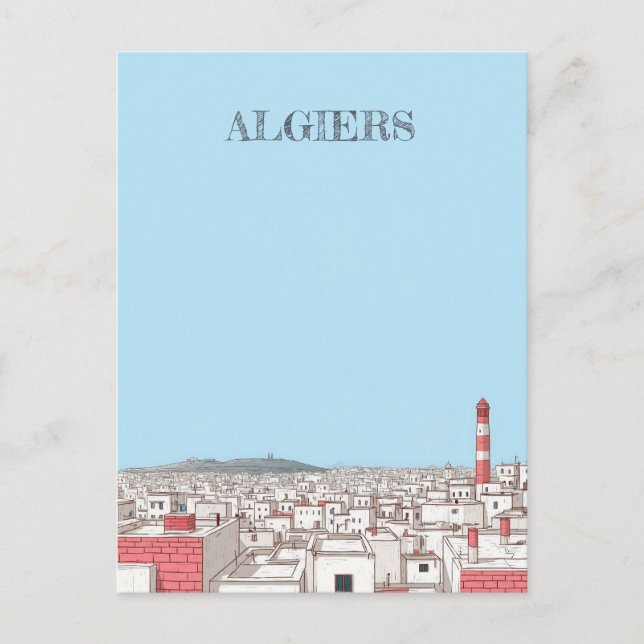 Algiers Travel Postcard (Front)