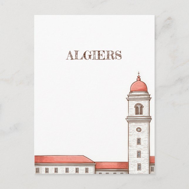 Algiers Travel Postcard (Front)