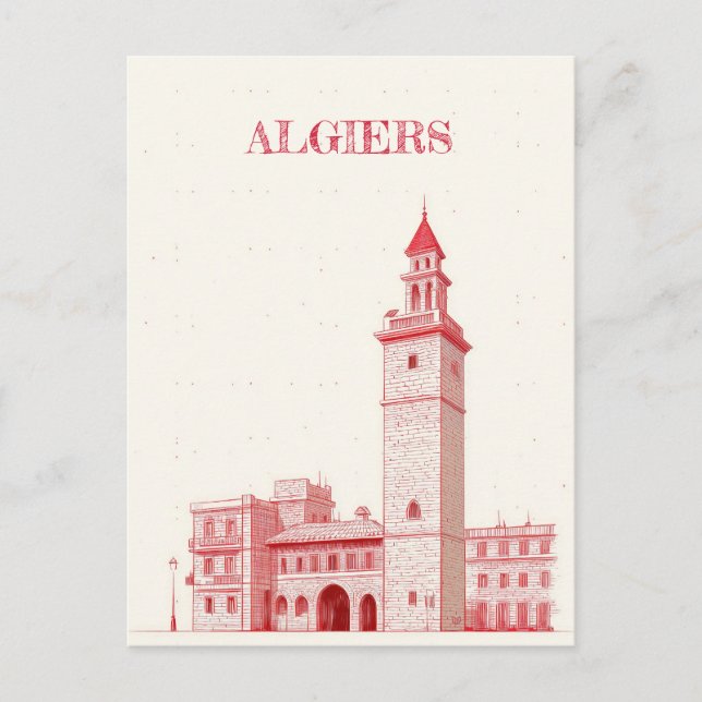 Algiers Travel Postcard (Front)