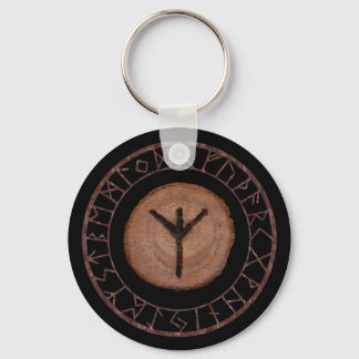 Algiz - Elder Futhark rune Key Ring