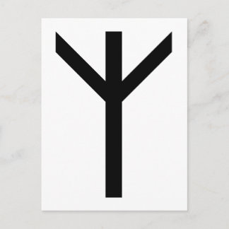 ALGIZ RUNE POSTCARD