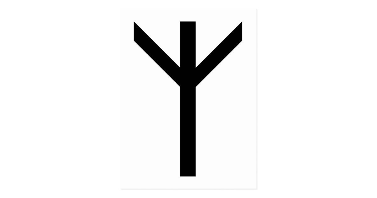 algiz-rune-postcard-zazzle-co-uk