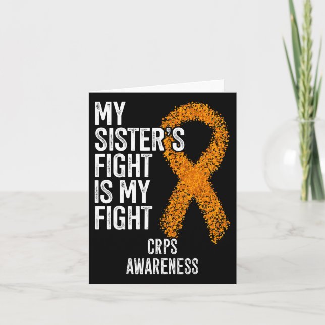 Algodystrophy My Sister's Fight Is My Fight Crps A Card (Front)