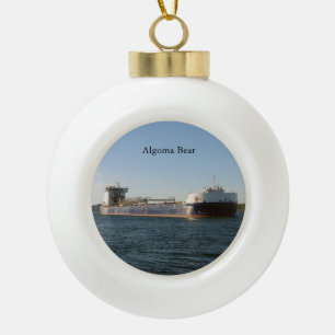 Algoma Bear ball or snowflake ornament
