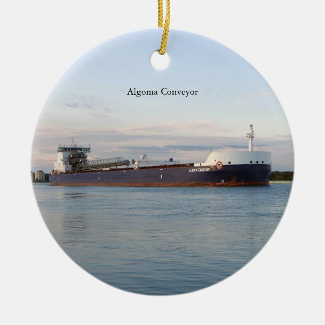 Algoma Conveyor ornament (Front)
