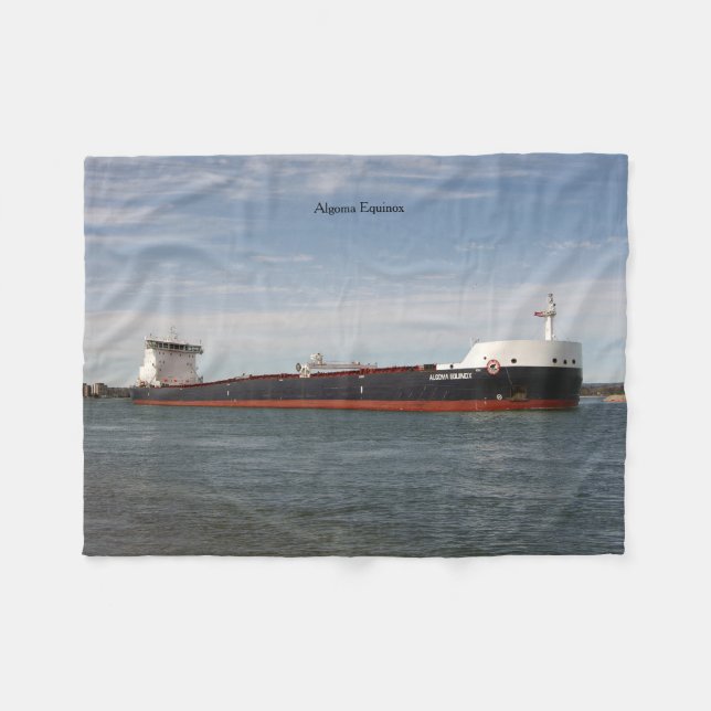 Algoma Equinox fleece blanket (Front (Horizontal))