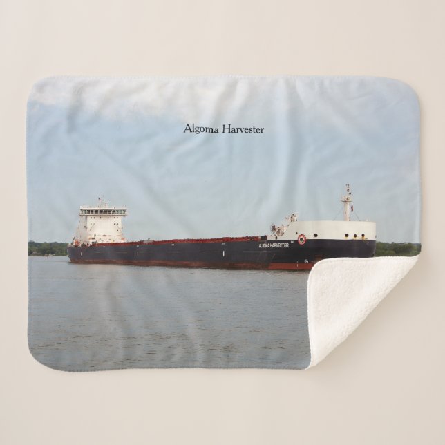 Algoma Harvester sherpa blanket (Front (Horizontal))