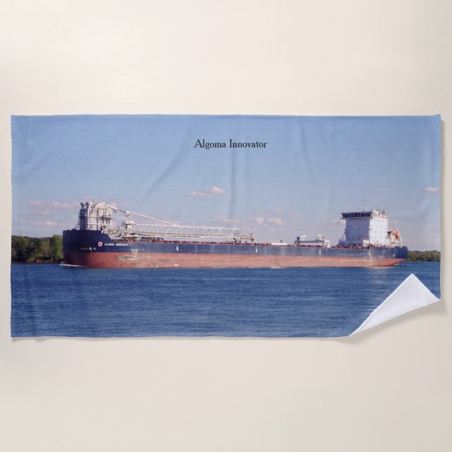 Algoma Innovator beach towel (Front)