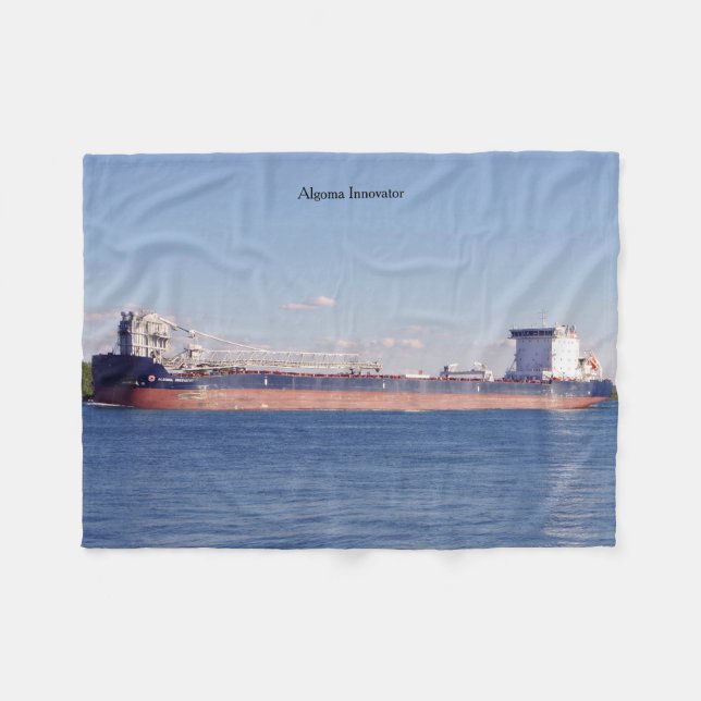 Algoma Innovator fleece blanket (Front (Horizontal))