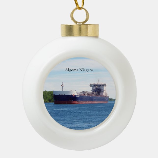 Algoma Niagara ball or snowflake ornament (Front)
