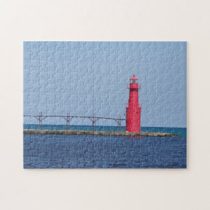 Algoma Pierhead Light jigsaw puzzle