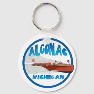 Algonac Michigan Key Ring