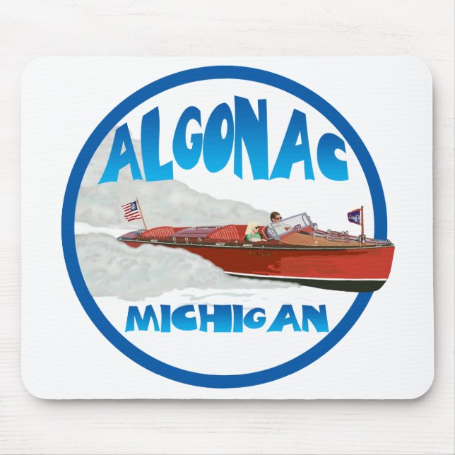 Algonac Michigan Mouse Mat (Front)