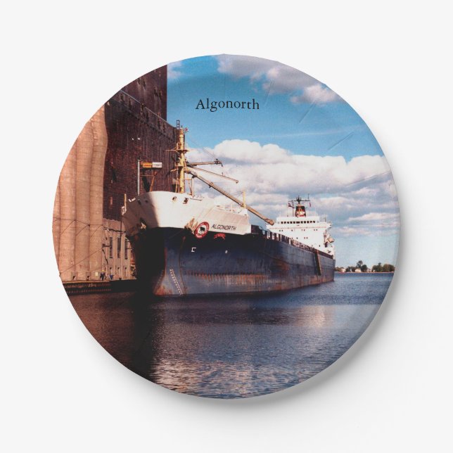 Algonorth paper plate (Front)