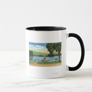 Algonquin Bay View of Buck Mt and Pilot Knob Mug