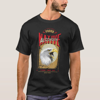 Algonquin Native American Eagle Spirit Vintage Hon T-Shirt