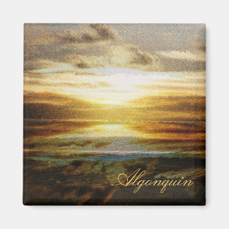 Algonquin park sunset magnet