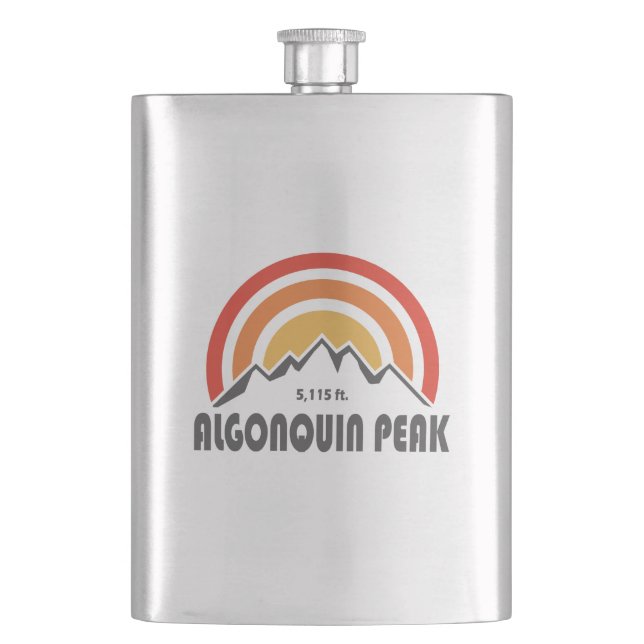 Algonquin Peak Hip Flask (Front)