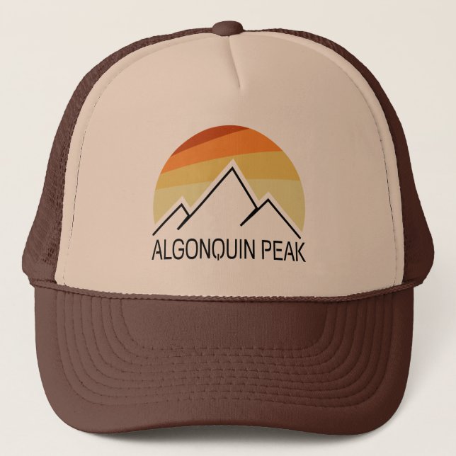 Algonquin Peak Retro Trucker Hat (Front)