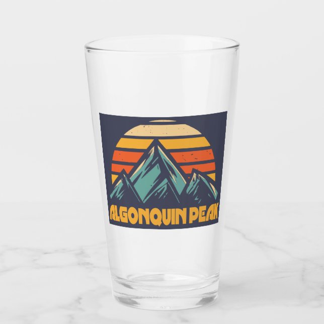 Algonquin Peak Retro Turquoise Glass (Front)