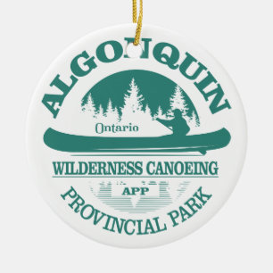 Algonquin Provincial Park Ceramic Tree Decoration