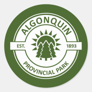 Algonquin Provincial Park Classic Round Sticker