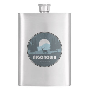 Algonquin Provincial Park Deer Hip Flask
