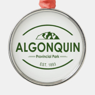 Algonquin Provincial Park Metal Tree Decoration