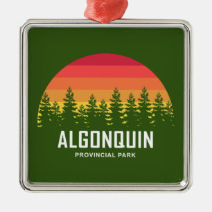 Algonquin Provincial Park Metal Tree Decoration