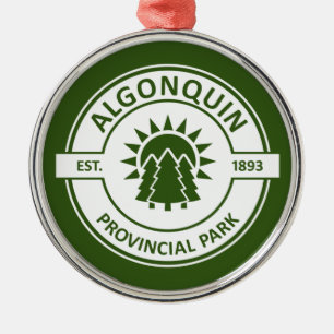 Algonquin Provincial Park Metal Tree Decoration