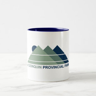 Algonquin Provincial Park Mountain Sun Two-Tone Coffee Mug