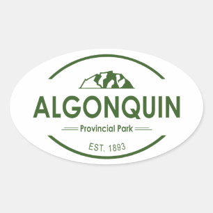 Algonquin Provincial Park Oval Sticker