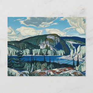 Algonquin Provincial Park Painting by AJ Casson Holiday Postcard