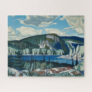 Algonquin Provincial Park Painting by AJ Casson  Jigsaw Puzzle