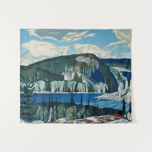 Algonquin Provincial Park Painting by AJ Casson  Tapestry