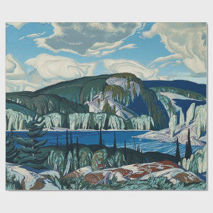 Algonquin Provincial Park Painting by AJ Casson Wrapping Paper